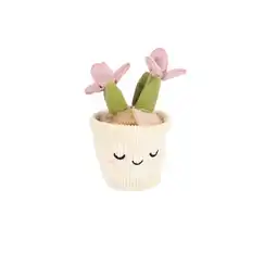 Top1Toys Pluchiez pluche plantjes groot 35 cm 3 assorti aanbieding