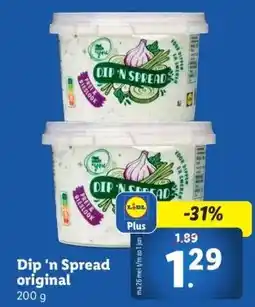 Lidl Dip 'n Spread original aanbieding