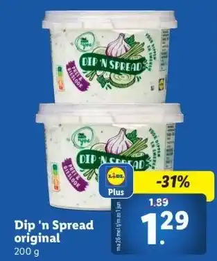 Lidl Dip 'n Spread original aanbieding