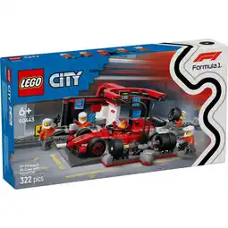 Top1Toys LEGO 60443 City F1 pitstop en pitcrew met Ferrari aanbieding
