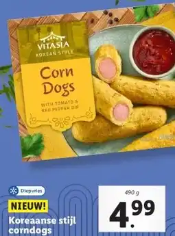 Lidl Koreaanse stijl corndogs aanbieding