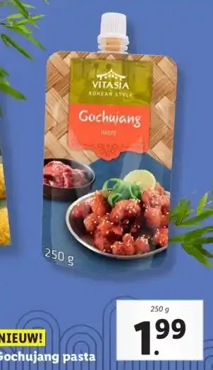 Lidl NIEUW! Gochujang pasta aanbieding