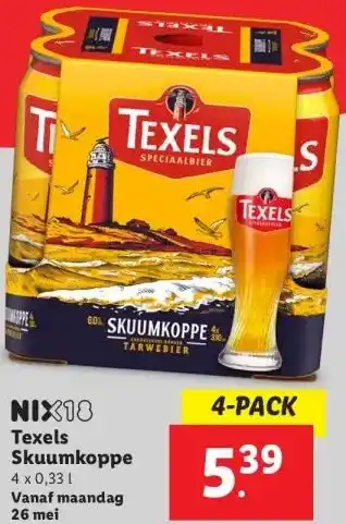 Lidl Texels Skuumkoppe aanbieding