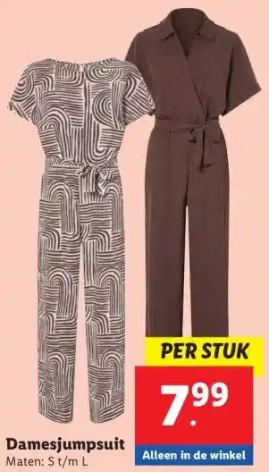 Lidl Damesjumpsuit aanbieding