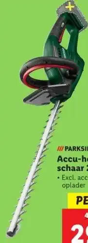 Lidl Accu-heggen- schaar 20 V aanbieding