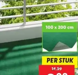 Lidl Kunstgrastapijt aanbieding
