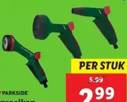 Lidl Sproeikop of pulsspuit aanbieding