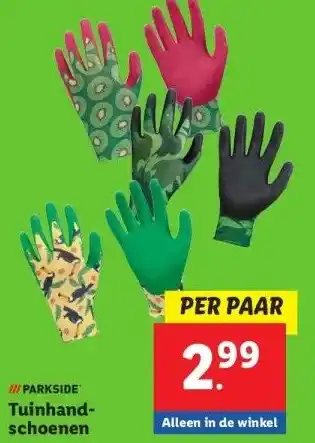 Lidl Tuinhand- schoenen aanbieding