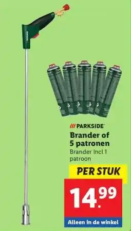 Lidl Brander of 5 patronen aanbieding