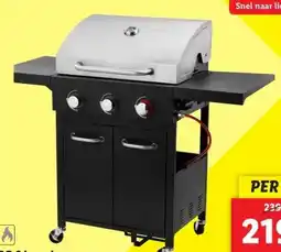 Lidl Gas BBQ 3 branders aanbieding