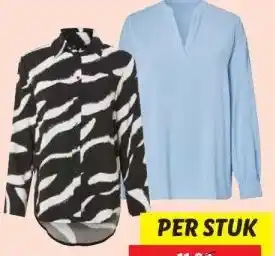 Lidl Satijnen damesblouse aanbieding