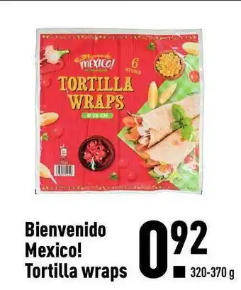 ALDI Bienvenido Mexico! Tortilla Wraps aanbieding