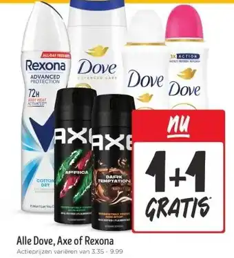 Jumbo Alle Dove, Axe of Rexona aanbieding
