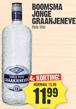 Super Dirck 3 BOOMSMA JONGE GRAANJENEVER aanbieding