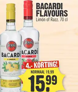 Super Dirck 3 BACARDI FLAVOURS aanbieding