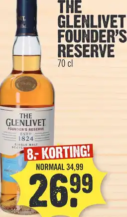 Super Dirck 3 THE ALENLIVET FOUNDER'S RESERVE aanbieding