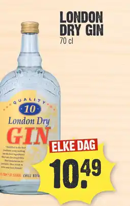 Super Dirck 3 LONDON DRY GIN 70 cl aanbieding