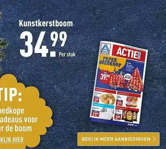 ALDI Kunstkerstboom aanbieding