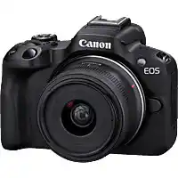Amazon Canon EOS R50 camera + lens RF-S 18-45 aanbieding