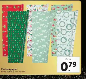 Lidl Cadeaupapier 5 M X 70 Cm aanbieding