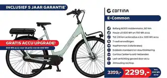 Bike Totaal Cortina E-Common Fiet aanbieding