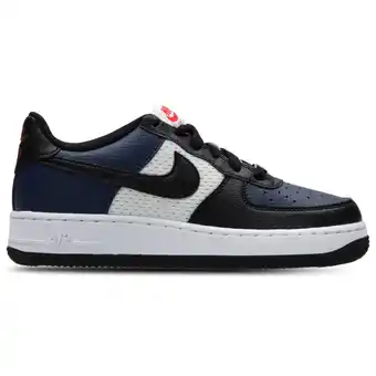 Foot Locker Nike Air Force Unisex Schoenen - Blauw - Maat: 38.5 - Leer - Foot Locker aanbieding