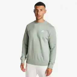 Foot Locker Nike Club Heren Sweatshirts - Groen - Maat: S - Foot Locker aanbieding