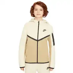 Foot Locker Nike Tech Colorblock Unisex Hoodies - Beige - Maat: 137 - 147 CM - Foot Locker aanbieding