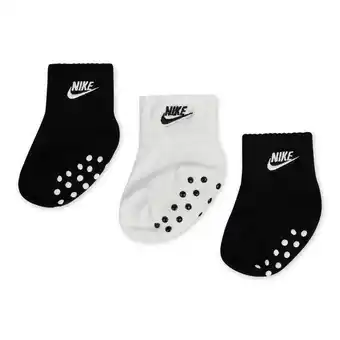 Foot Locker Nike Kids Ankle 3 Pack Unisex Sokken - Zwart - Maat: 1 - 2 YEARS - Foot Locker aanbieding