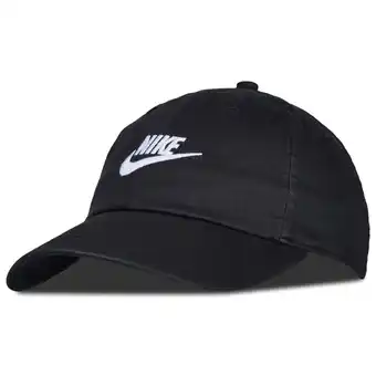 Foot Locker Nike Heritage 86 Futura Wash Unisex Petten - Zwart - Maat: S/M - Foot Locker aanbieding