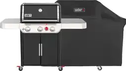Coolblue Weber Genesis E-325S + Weber Premium Barbecuehoes Genesis 300 serie aanbieding