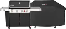 Coolblue Weber Genesis E-435 + Weber Premium Hoes Genesis 400 serie aanbieding