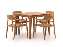 Kees Smit Bellagio Balba/Bruca 90cm dining tuinset 5-delig stapelbaar aanbieding