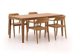 Kees Smit Bellagio Balba/Bruca 170cm dining tuinset 5-delig stapelbaar aanbieding