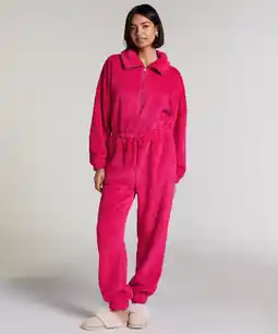 Hunkemoller Hunkemöller Onesie Fleece Roze aanbieding