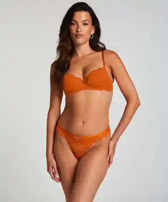 Hunkemoller Hunkemöller String Tanner Oranje aanbieding