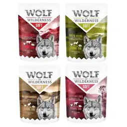 Zooplus 6x300g Mixpakket: Lam, Rund, Konijn, Kalf Wolf of Wilderness Adult aanbieding