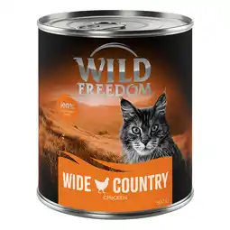 Zooplus 6x800g Adult Wide Country Kip Puur Wild Freedom Kattenvoer aanbieding
