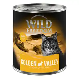 Zooplus 6x800g Adult Golden Valley Konijn & Kip Wild Freedom Kattenvoer aanbieding