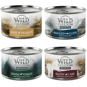 Zooplus 6 x 140 g Wild Freedom Instinctive Misty Mountains - Gemengd pakket Katten Natvoer aanbieding