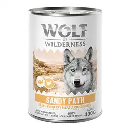 Zooplus Wolf of Wilderness Adult 'Expedition' 6 x 400 g aanbieding