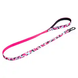 Zooplus Julius-K9 MoreColor Leiband Roze & Grijs Lengte 120cm lang 20 mm breed Hond aanbieding