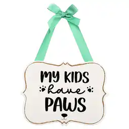 Zooplus Deurbordje My Kids Have Paws voor ouders van huisdieren aanbieding
