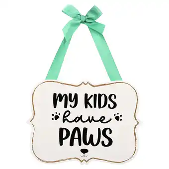 Zooplus Deurbordje My Kids Have Paws voor ouders van huisdieren aanbieding