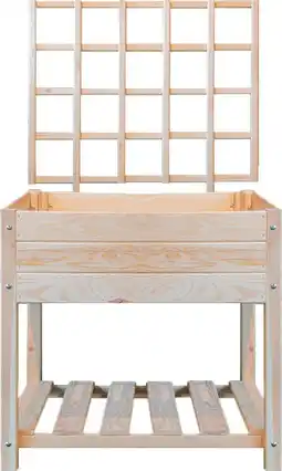 Intratuin Esschert Design trellis voor kweekbak Lex naturel 3,8 x 78,2 x 84,9 cm aanbieding