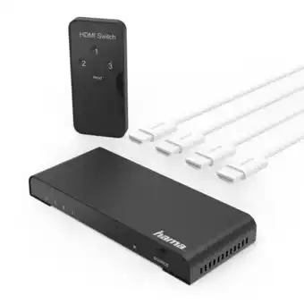 MediaMarkt Hama 121760 Hdmi-splitter 3-in-1 aanbieding