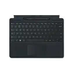 MediaMarkt Microsoft Typecover Met Pen Zwart Pro 8/pro X aanbieding