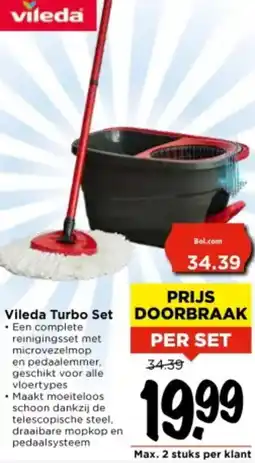 Vomar Voordeelmarkt Vileda Turbo Set aanbieding