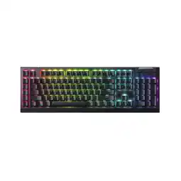 MediaMarkt Razer Blackwidow V4 X Yellow Switch Qwerty Mechanical Bedraad Gamingtoetsenbord Zwart aanbieding