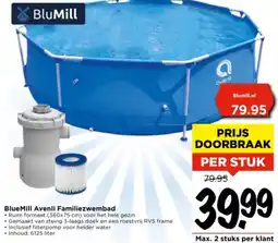 Vomar Voordeelmarkt BlueMill Avenli Familiezwembad aanbieding
